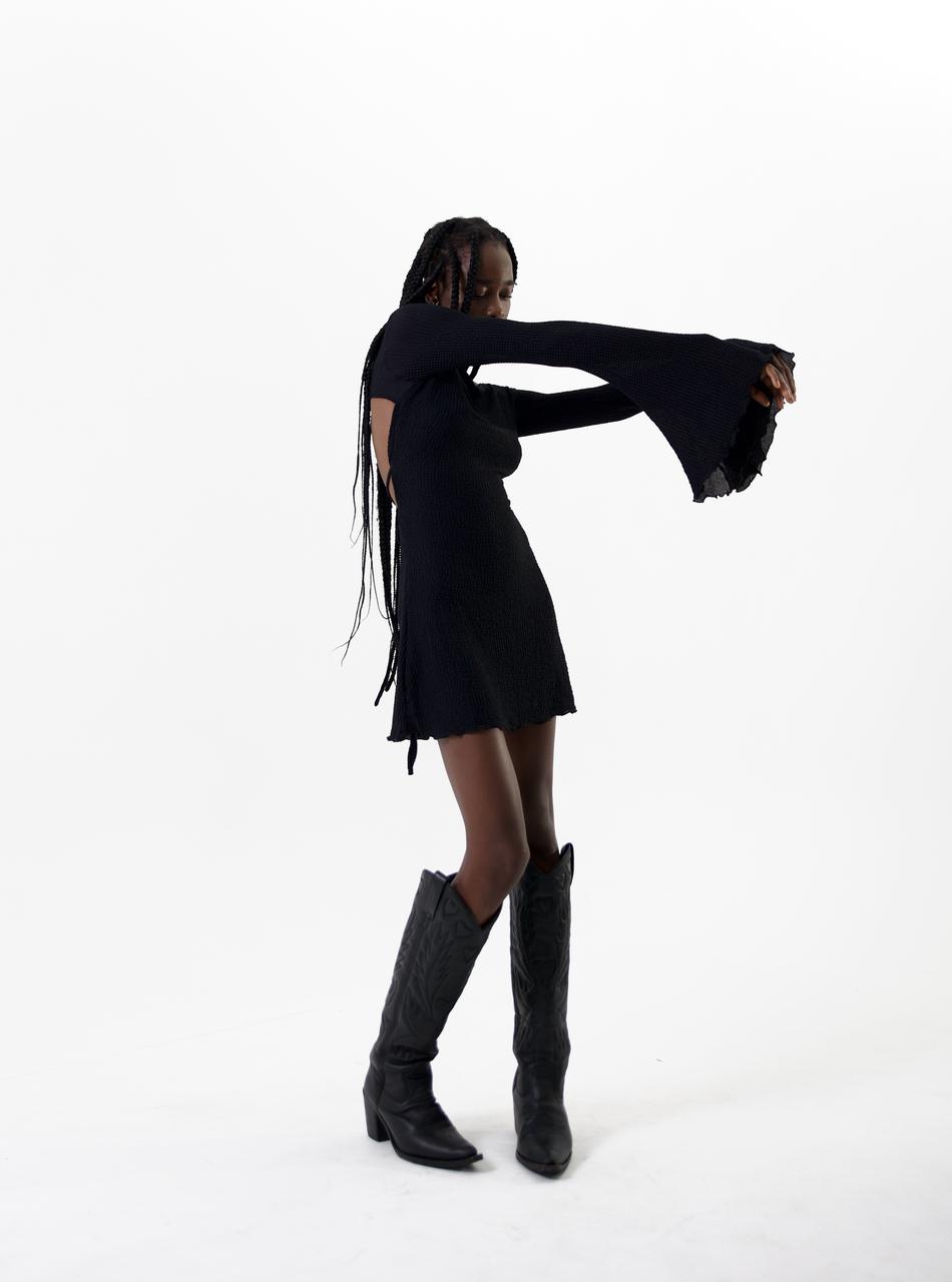 Mini Dress Babe Black (2-in-1)