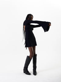 Mini Dress Babe Black (2-in-1)