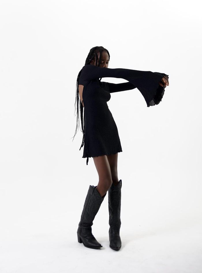 Mini Dress Babe Black (2-in-1)