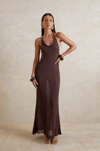 Dress Calla Brown