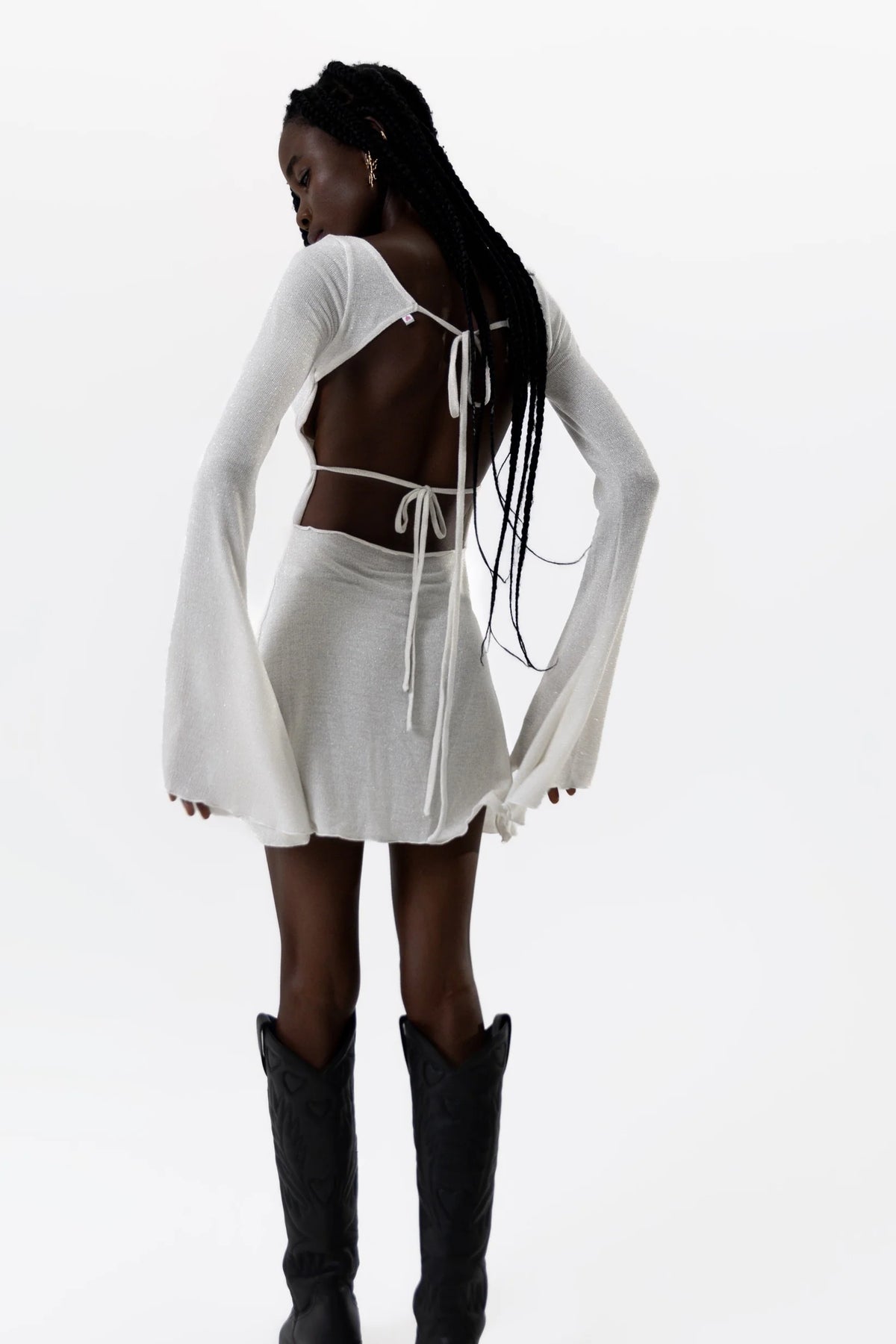 Mini Dress Babe White (2-in-1)