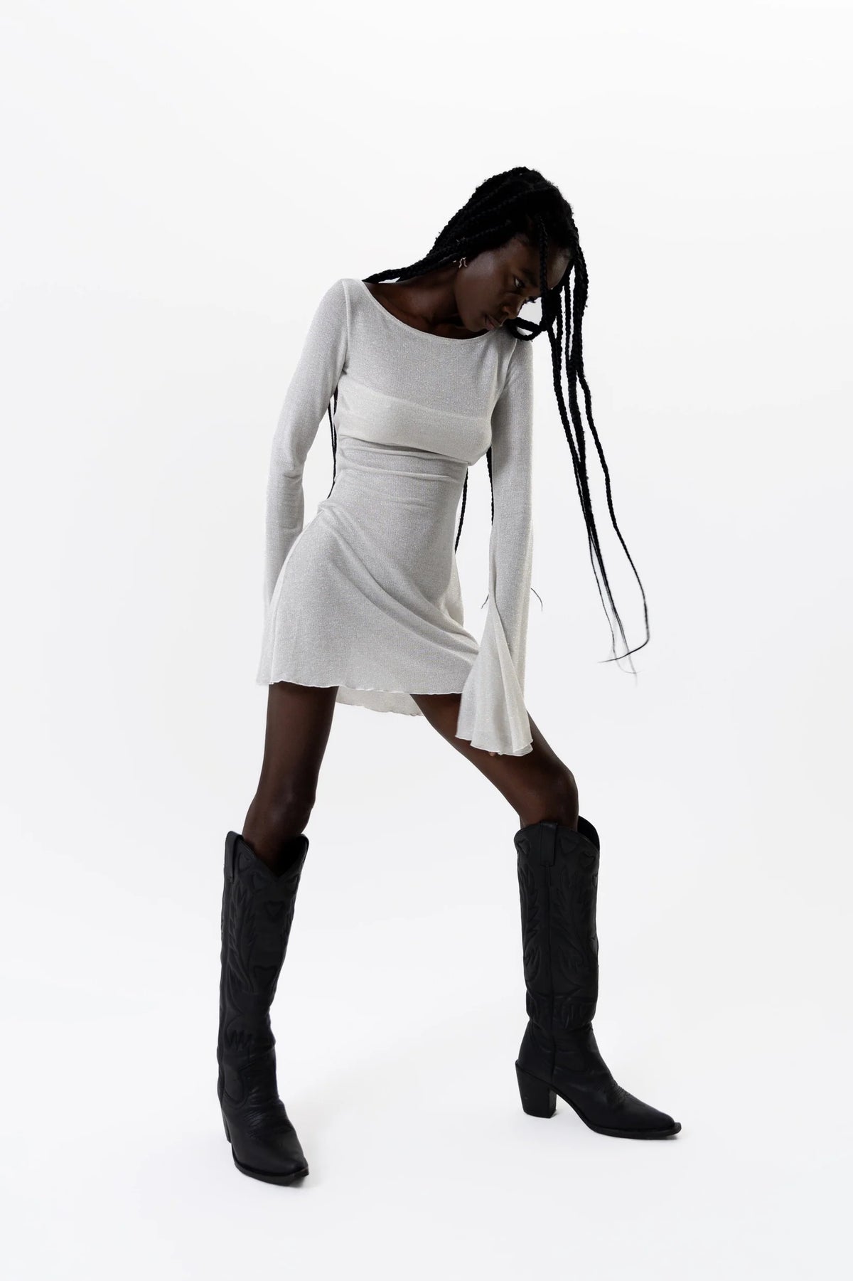 Mini Dress Babe White (2-in-1)