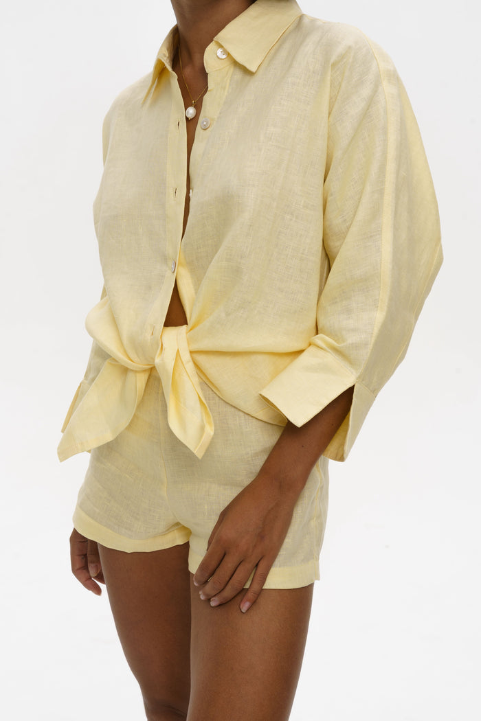 Shorts Blooming Yellow