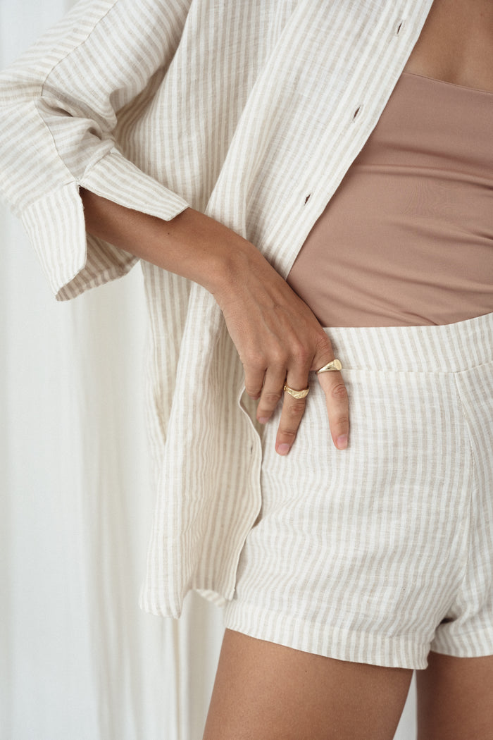 Shorts Blooming Stripe