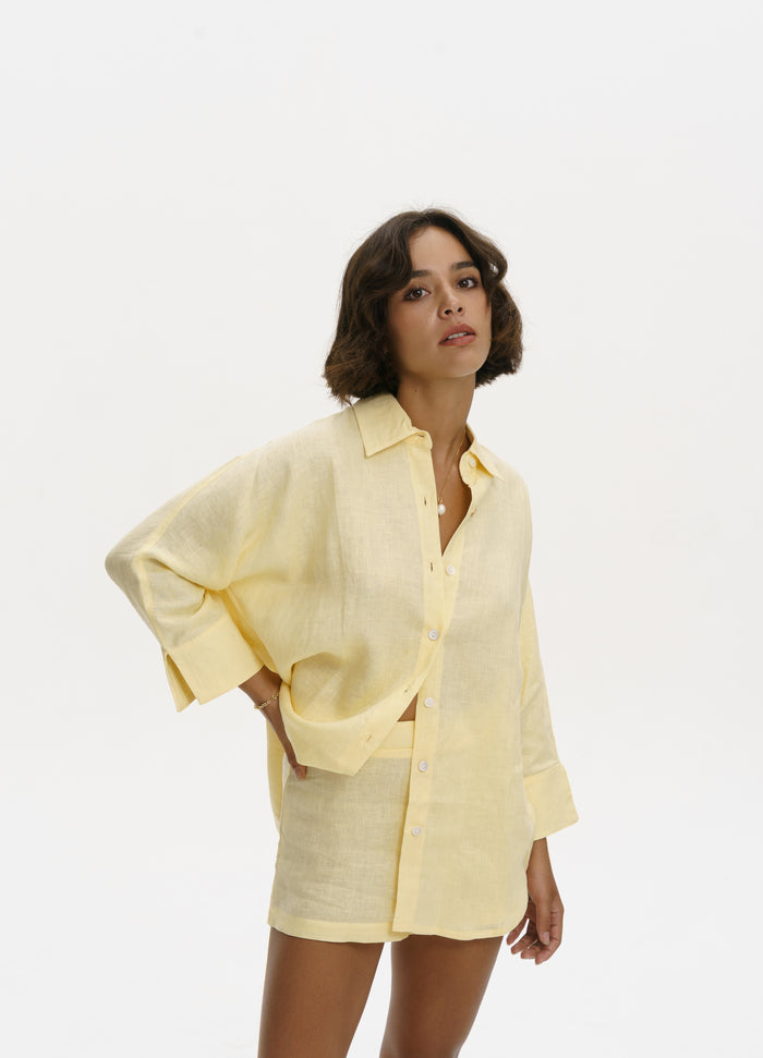 Shorts Blooming Yellow