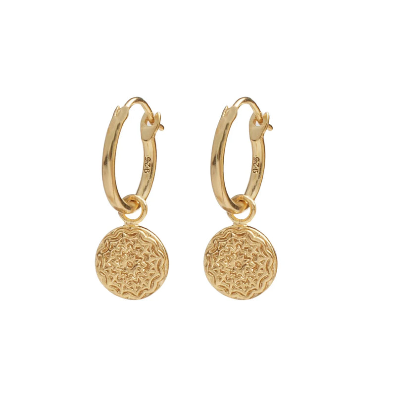 Earring Mandala Gold