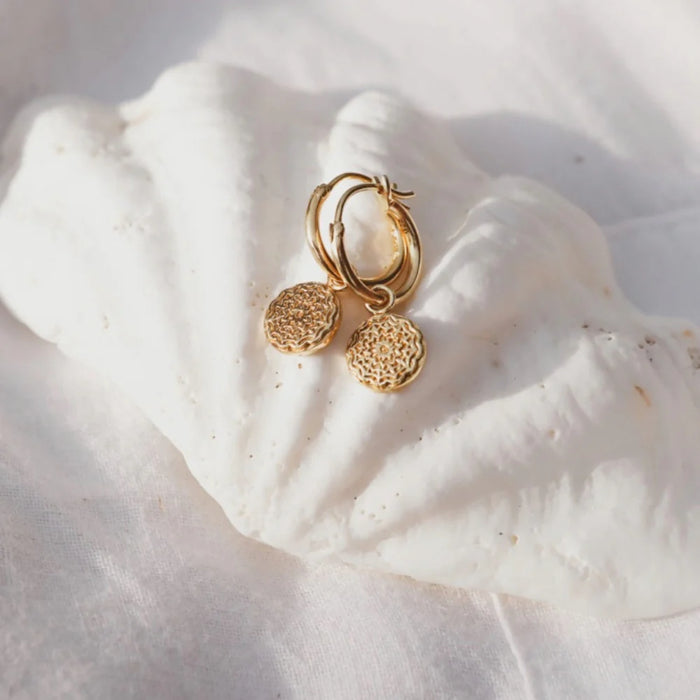 Earring Mandala Gold