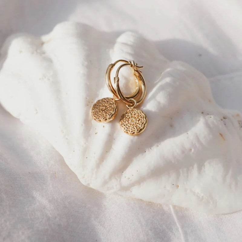 Earring Mandala Gold