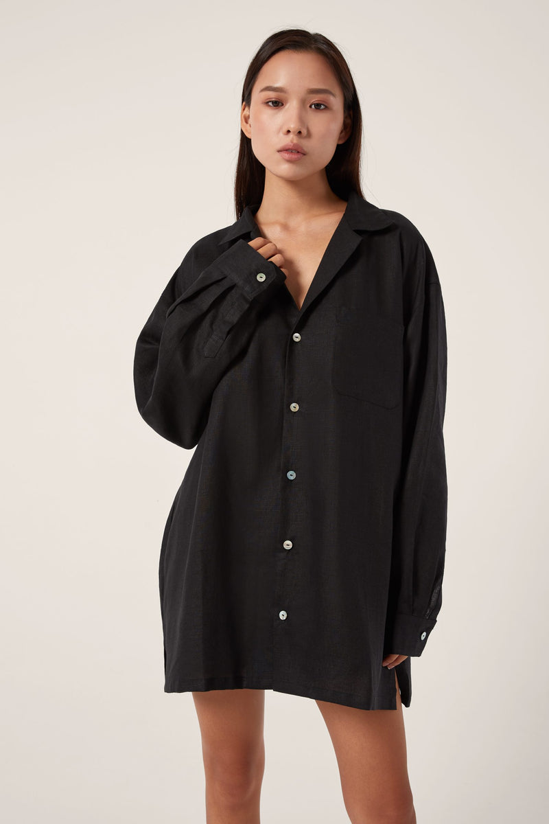 Pajamas Shirt Black