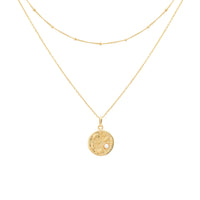 Necklace Corals Pearl Gold