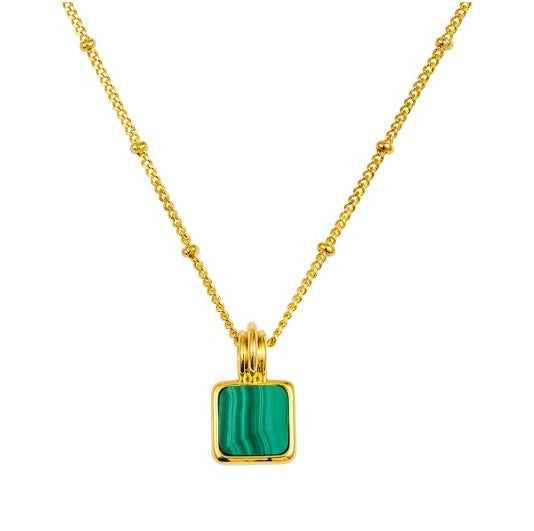 Necklace Malachite Crush