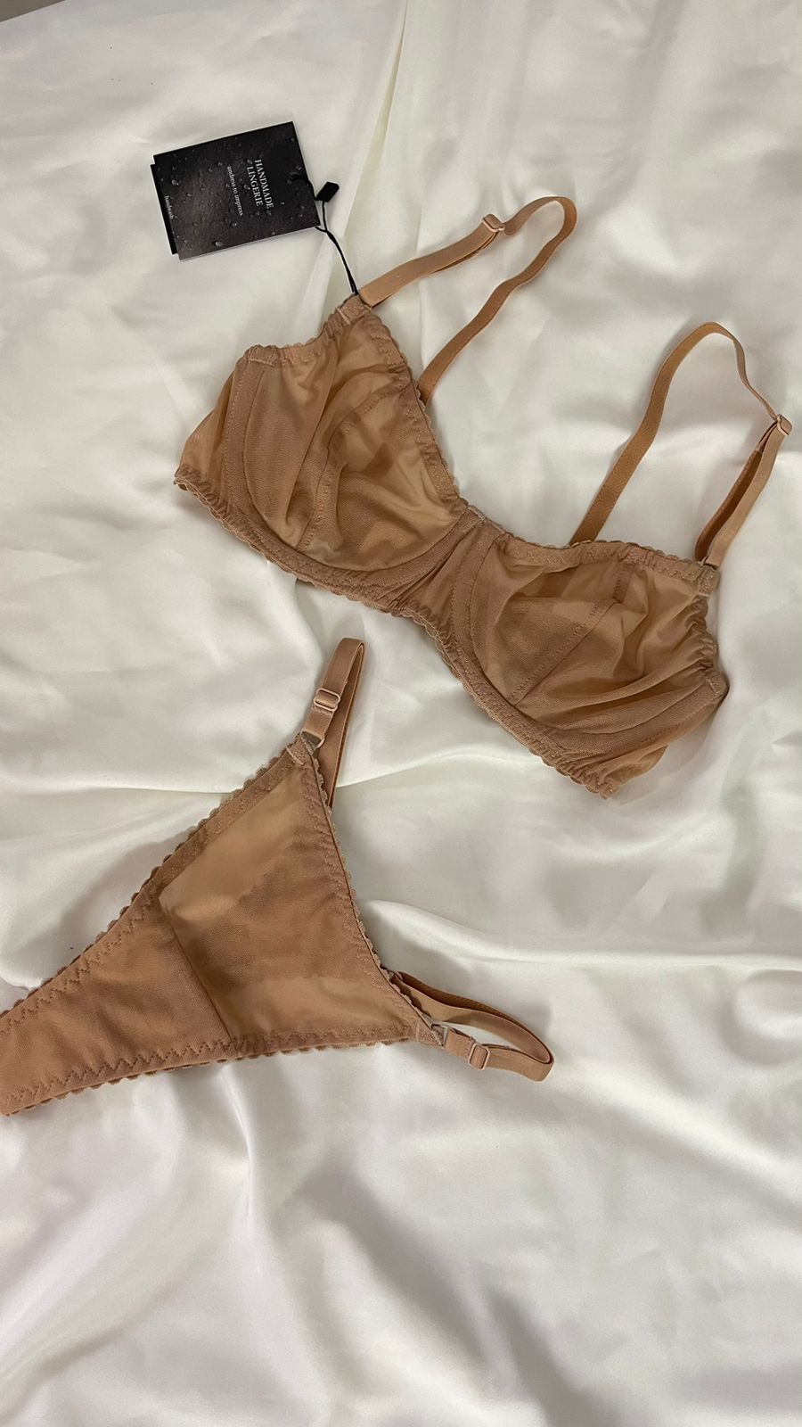 Lingerie Set Beige