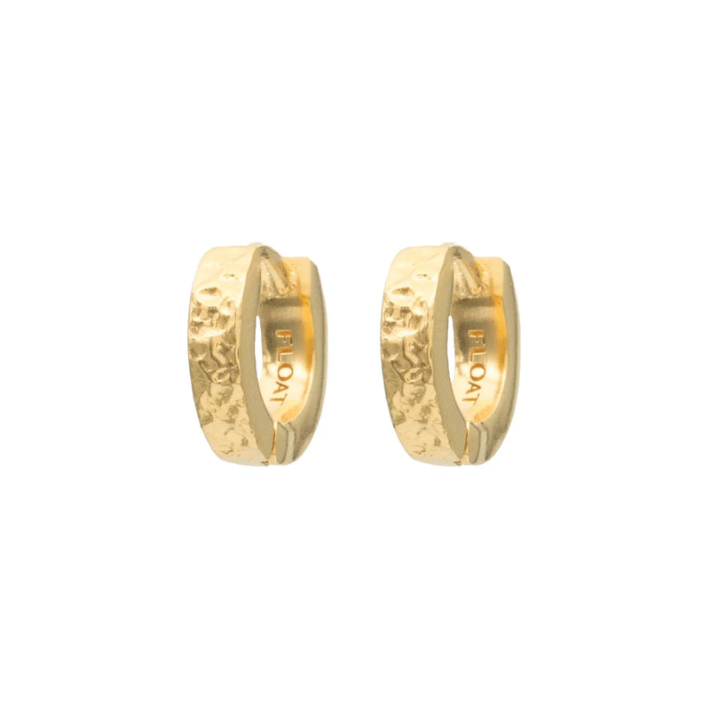 Earring Flora Huggie Gold