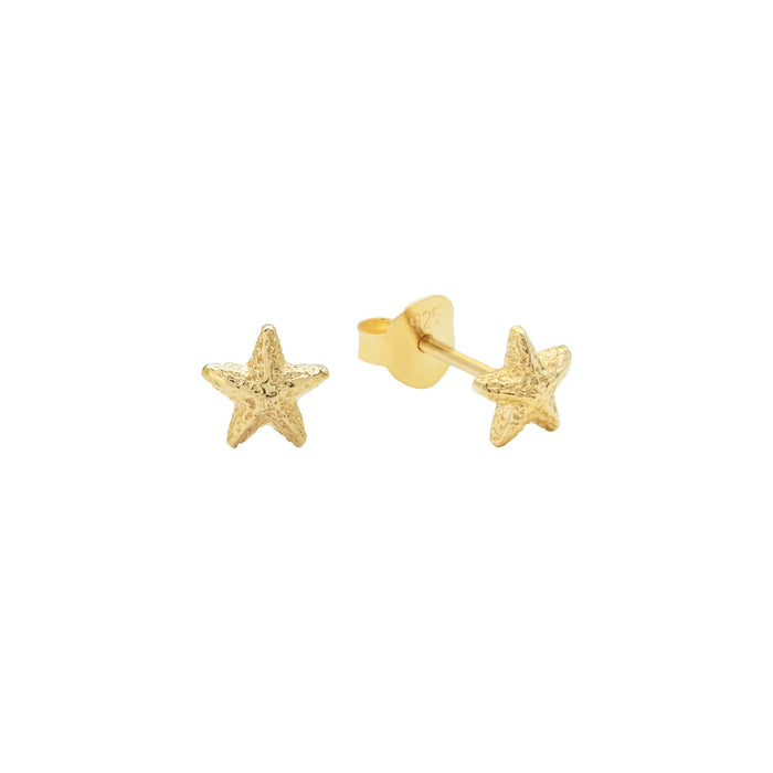 Earring Stud Starfish Gold