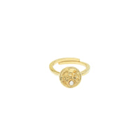 Ring Corals Pearl Gold