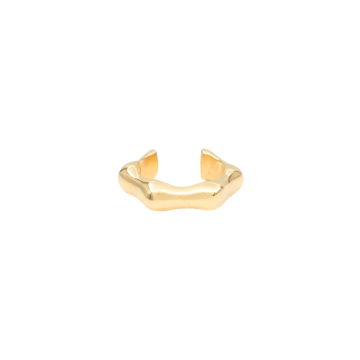 Earring Cuff Bamboo Gold