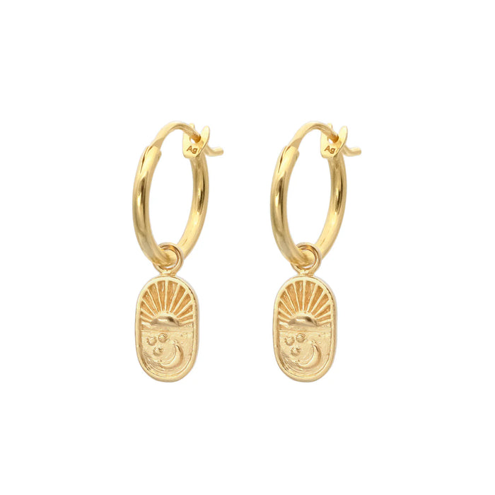 Earring Sunrise & Moonlight Gold