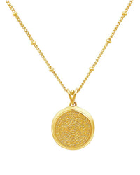 Necklace Aztec Coin
