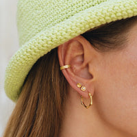 Earring Bamboo Gold