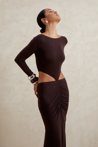 Maxi Dress Aurora Brown