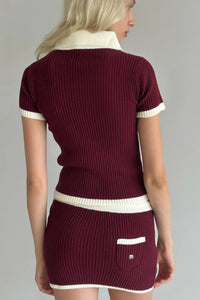 M. Top Polo Burgundy