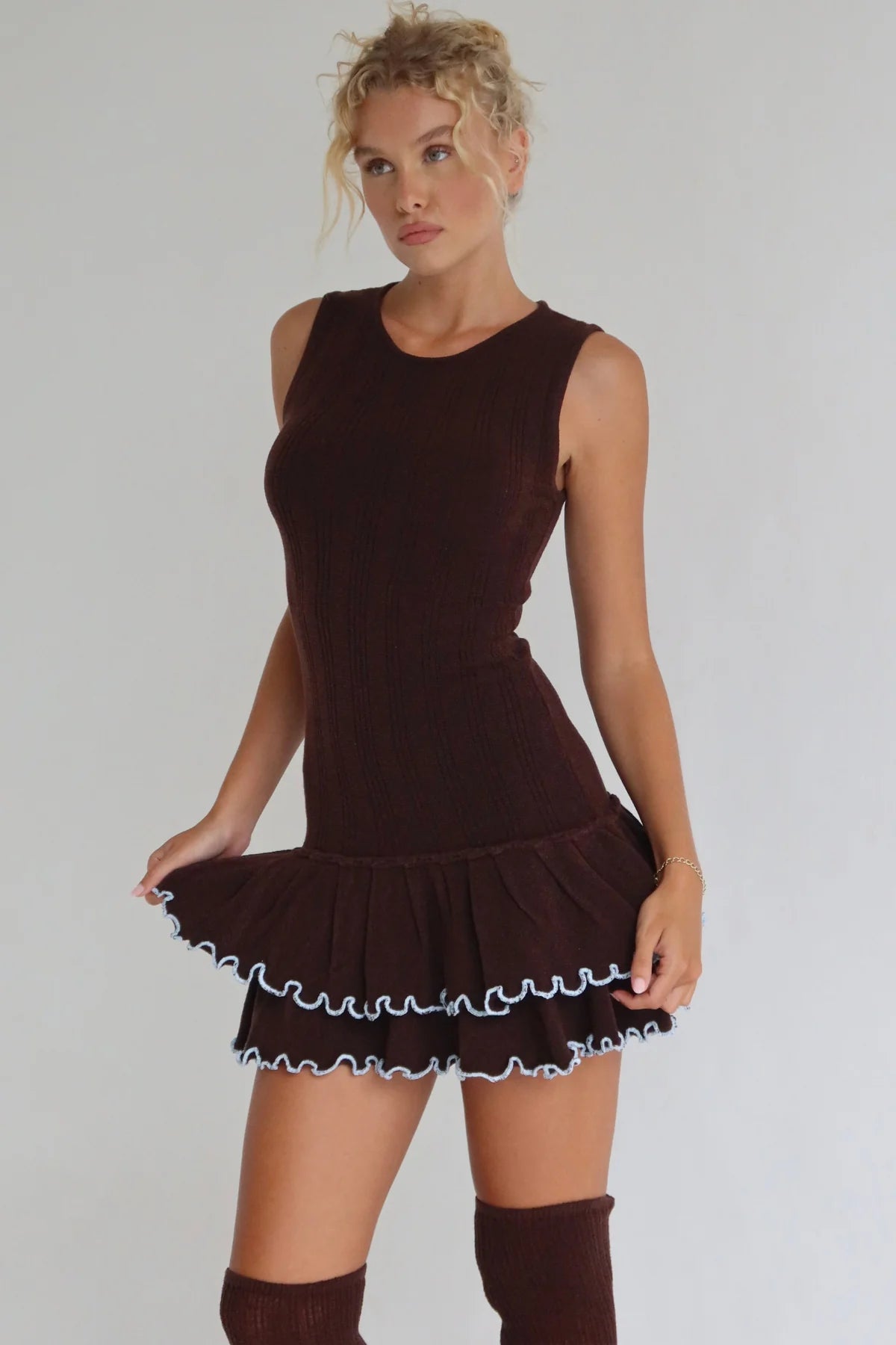 Dress Marigold Brown