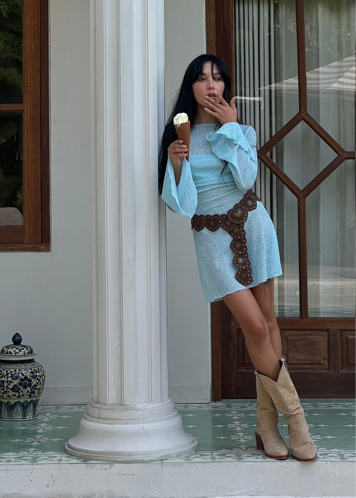 Mini Dress Babe Blue (2-in-1)