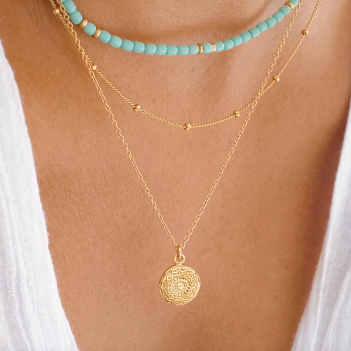 Necklace Mandala Gold