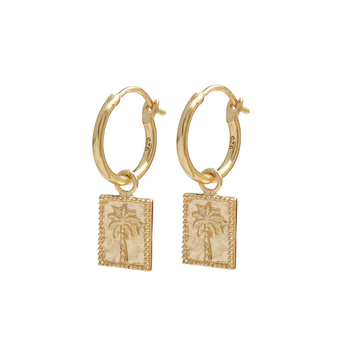 Earring Palm Gold