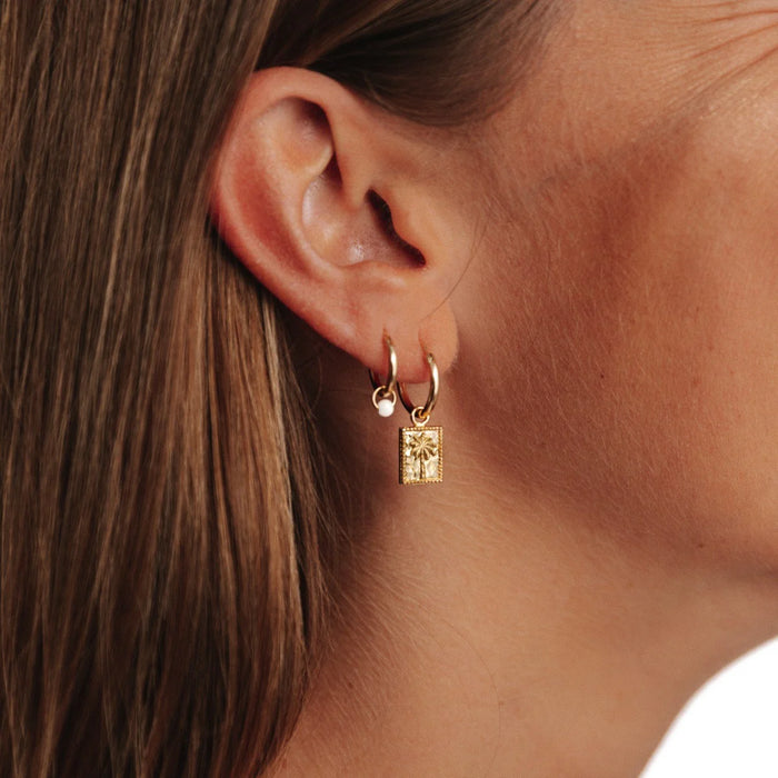 Earring Palm Gold
