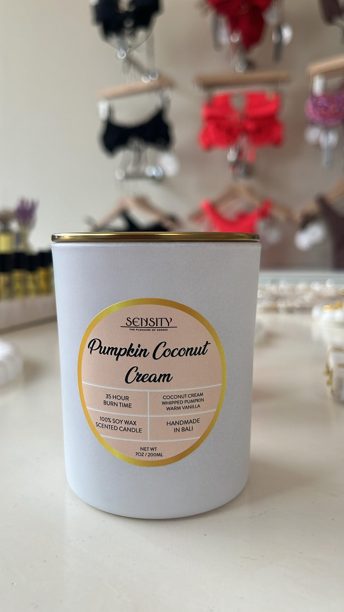 Candle Pumpkin Coconut Cream