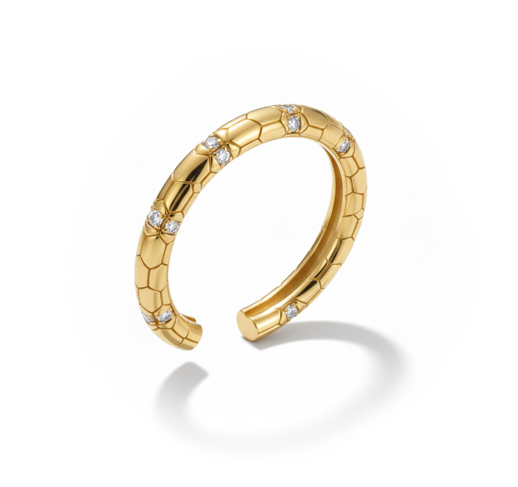 Ring Serpentine Starlight