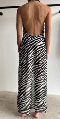 Dress Loren B&W Zebra