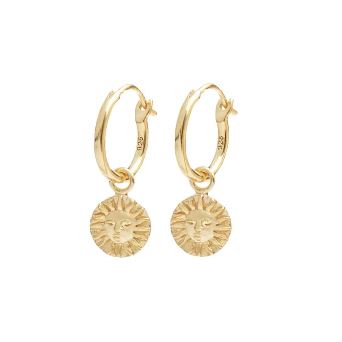 Earring Sun Gold