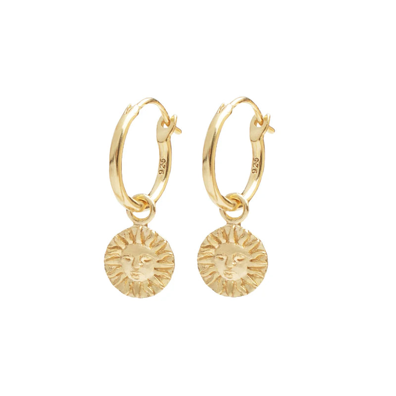 Earring Sun Gold